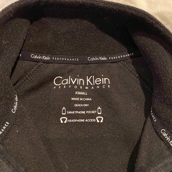 Calvin Klein Performance Fleece Zip Up Jacket - Picture 3 of 8